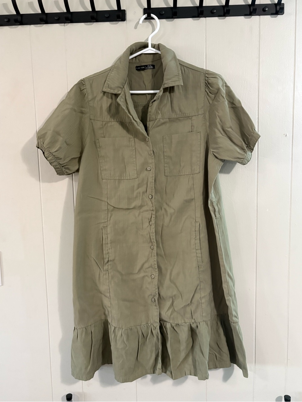 Black Tape_ Olive Utility Shirt